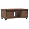 Day and Night - Day and Night Solid Brown Fir Wood Coffee Table 91x51x38 Cm