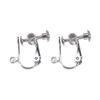 [One Pair] Jewelry Accessories, Screw Clips, Ear Clips, Handmade Diy Earrings, Painless And Pierced Ear Clips, Accessories