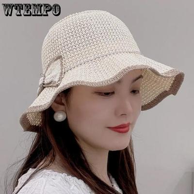 Vasarinis moteriškas kepurėtas galvos apdangalas Madingas žvejo kepuraitė Apsaugantis nuo saulės ir skėčio kepurė Moteriška skrybėlė nuo saulės