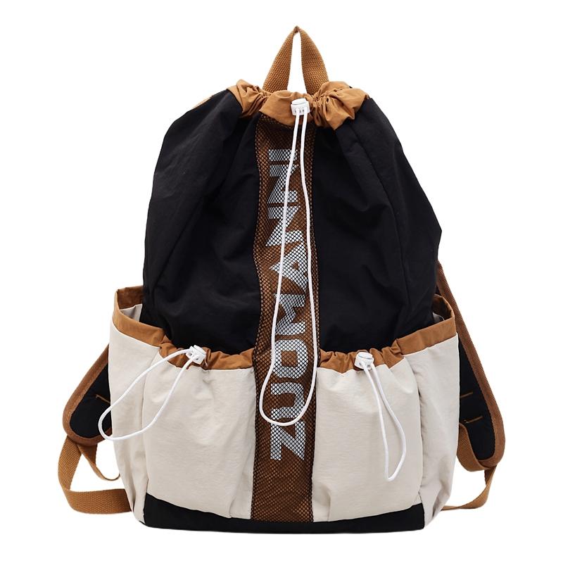 Versatile Drawstring Backpack - Lightweight Sports Bag for Tennis & Badminton Rackets, Perfect Gym & Travel Pack