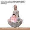 Buddha Statue Water Fountain for Living Room Home Decor Decoration Table Top Indoor Outdoor Gift Gifting Items