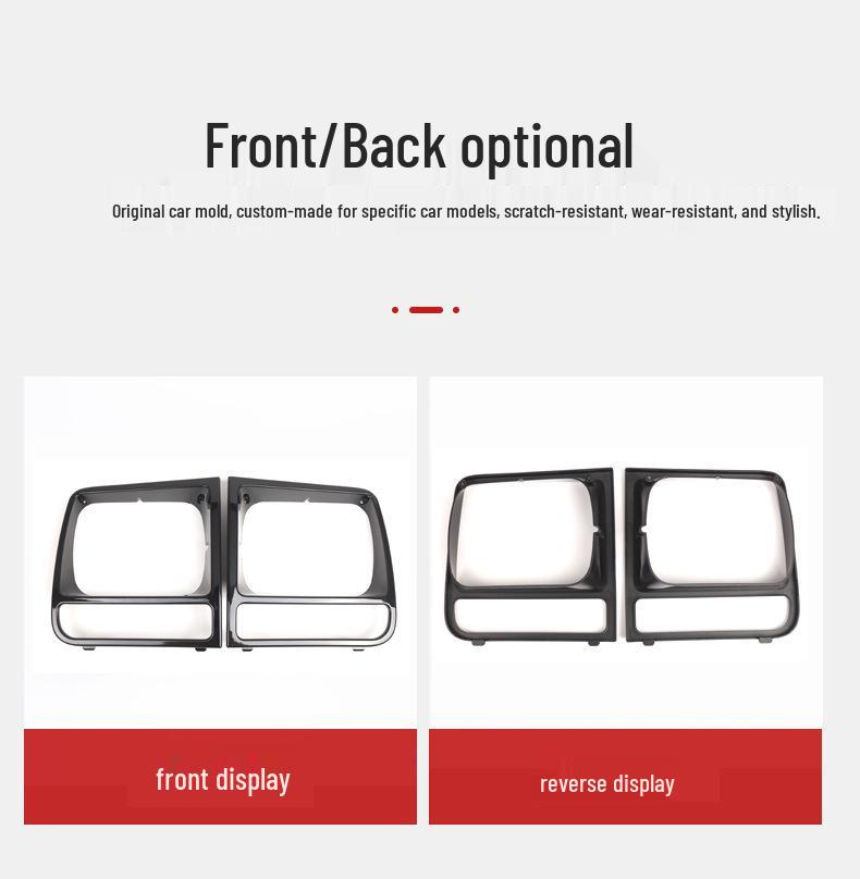 Headlight Bezel, Socket & Trim Frame for 1998-2002 Jeep Cherokee