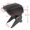 Leather Armrest Console Box for Light Standard and Universal Cars, Cars, Trucks, Black,