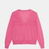 Pleats Me woMen Sheer V Neck Cardigan Ekcdm226016