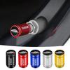 4Pcs 3D Aluminum Alloy Car Wheel Tire Air Valve Dust Caps Rim Accessories For Nissan Nismo Tiida Teana GTR Juke Versa Almera