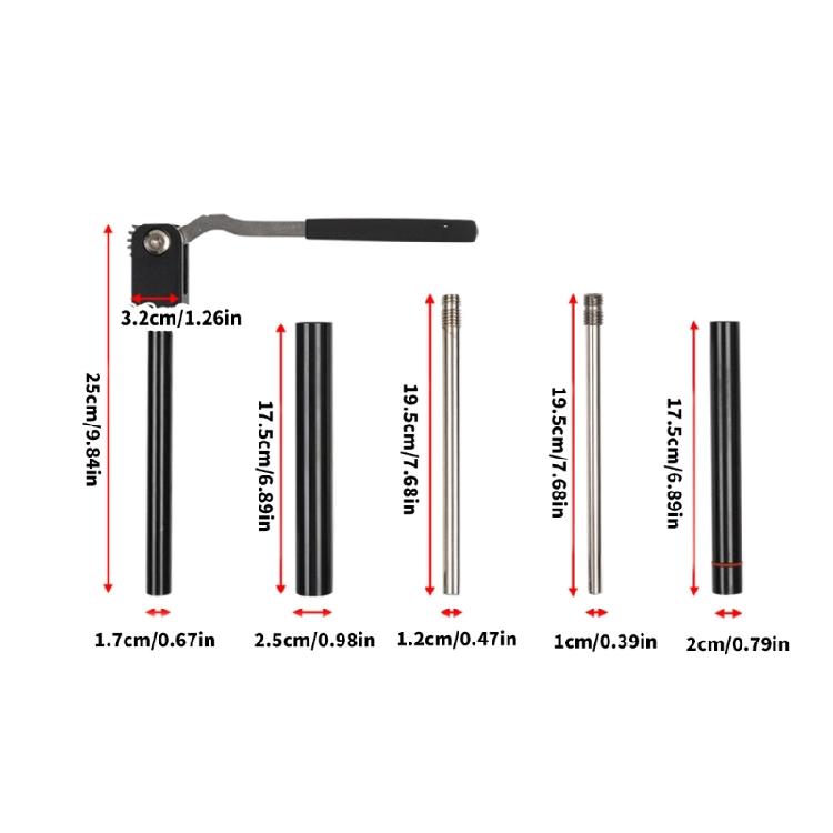 Motocross Races Tire Replacement Tool Set Aluminum & Iron Designs Complete Dirt Bike Wheel Axles Set for Motocross