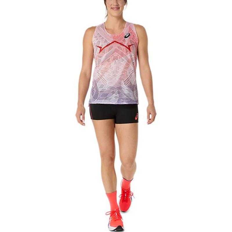 Asics Top na ramiączkach z żakardową siateczkową fakturą Damskie topy 2092A532-605
