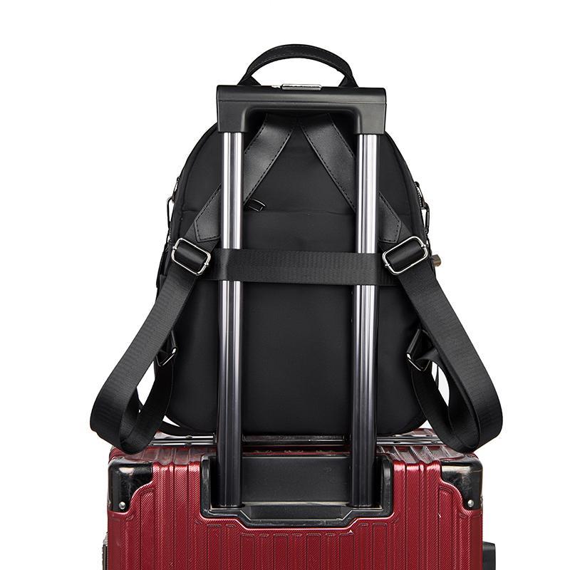 Oxford Backpack Women's Fashionable Casual School Bag Lightweight Travel Rucksack with Adjustable Strap