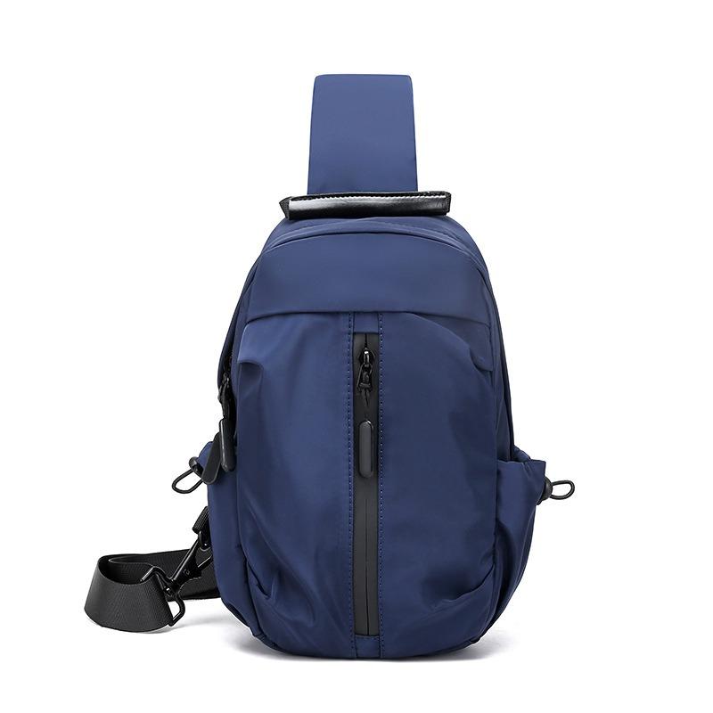 New simple and lightweight messenger bag men's outdoor leisure men's sports breast bag large-capacity student shoulder bag
