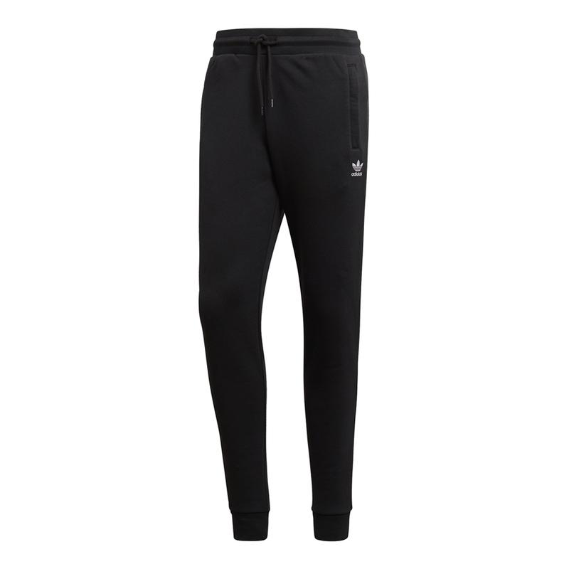 Adidas Originals FLC Lifestyle Series Drawstring Tapered Knit Sports Pants Men Bottoms Black DN6009