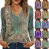Long Sleeve Shirts For Women Cute Print Graphic Tees Blouses Casual Plus Size Basic Tops Pullover
