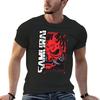 Samurai rock band Camiseta tallas grandes rapero camisetas gráficas camiseta gráfica ropa de hombre camisetas gráficas para hombre hip hop