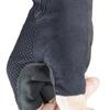 (Cybertron) MTB Biking Cycling Sports Use Half-Finger Gloves with Gel Padding, Fingerless, Abrasion-Resistant, Breathable, Spring/Summer (Black, L)