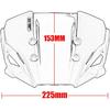 Motorcycle Windshield Front Screen Wind Deflectors Protector Flyscreen Windscreen Compatible with H-onda CB650R CB 650 R CB-650-R 2019 2020 2021 2022