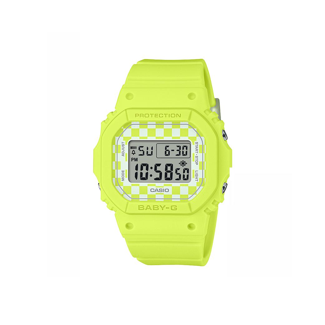 CASIO Women s BABY-G Yellow Watch BGD-565GS-9PR BGD-565GS-9PR Yellow Regular Watch Box