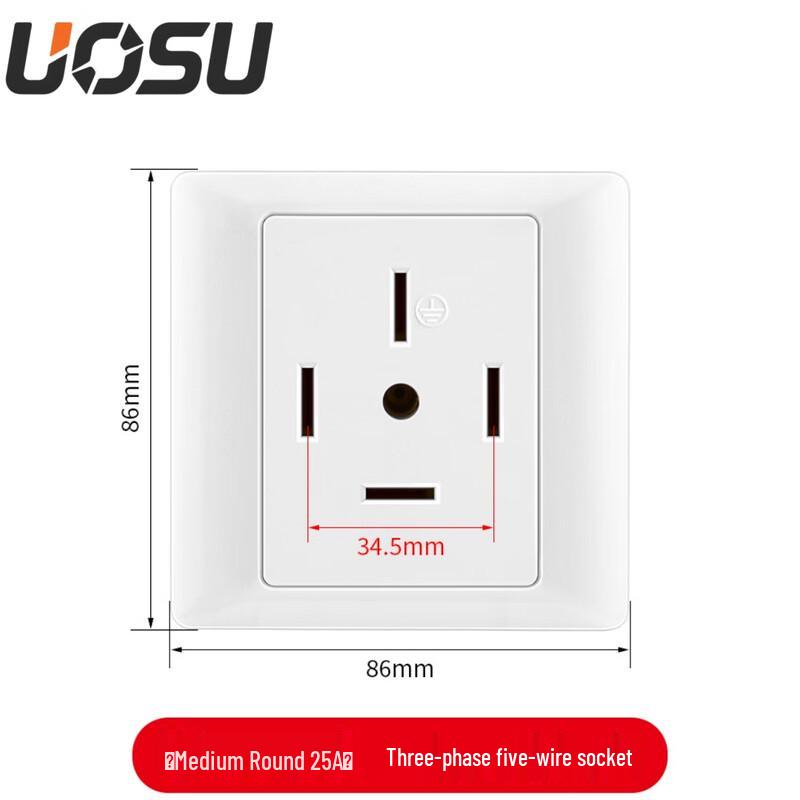 UOSU 86 Industrial 3-Phase 5-Wire 440V Power Connectors