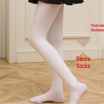 Calzamaglia da danza per bambini in velluto spesso ad alta elasticità, perfetta per autunno, inverno e spettacoli