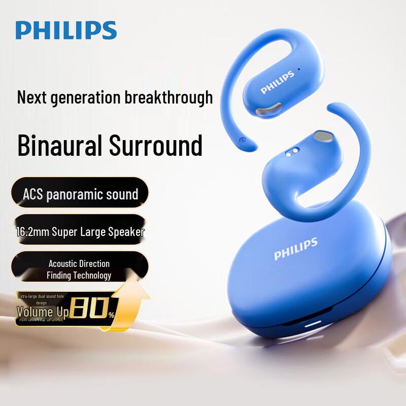 Philips TAT2739 Open-Ear Wireless Bluetooth Sports Headphones