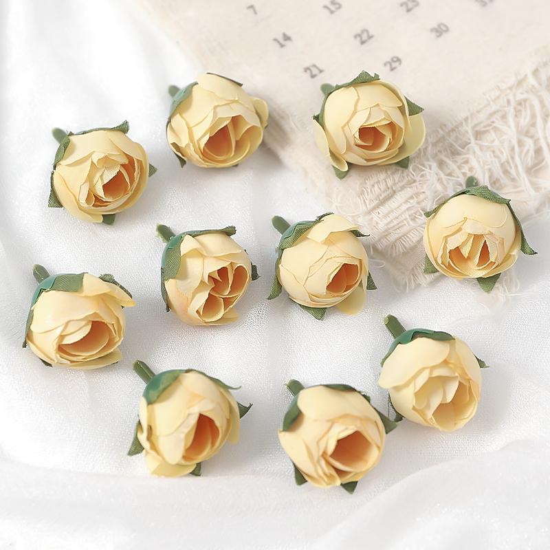 10/30Pcs Rose Artificial Flowers Head Silk Fake Flowers For Home Room Decor Party Table Wedding Decoration DIY Wreath Accessorie