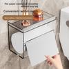 Paper Towel  Stable Organizer Wall Mounted Toilet Tissue Box Organizer with Capacity Drawer for Paper Rolls for Bathroom