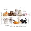 10 Pcs Cat Colorful Creative Landscaping Doll Miniature Garden Miniatures Figurine Home Decor