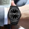 Stainless Steel Band Men Wrist Watches For Male Clock Top Brand Luxury Fashion Black Men Watches Quartz Wristwatches