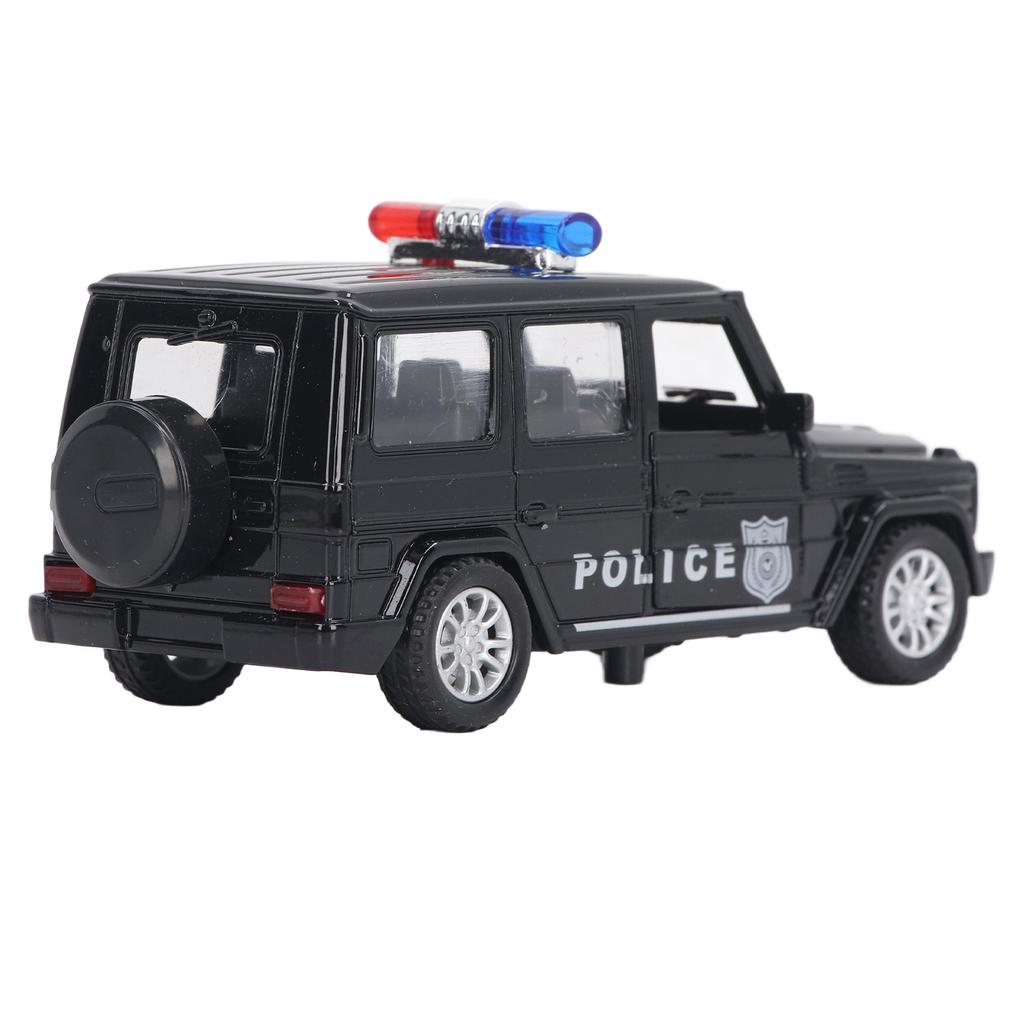 1/32 Scaled Alloy Police Vehicle Model Blinking Lights Ingenious Children Car Toy for Gifts