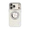 Four-leaf clover bracket for Apple 17promax mobile phone case iphone15 with bracelet 16 light luxury premium 14 women