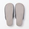 Japanese MUJI Cotton Piqué Comfort Slippers Gray