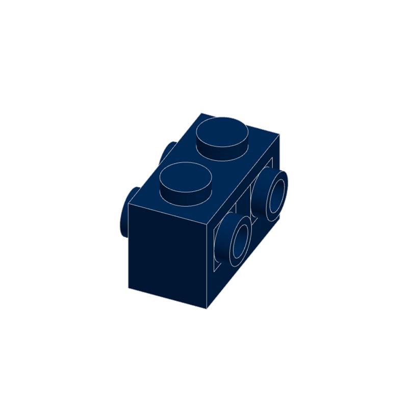 10pcs 52107 1 x 2 featuring Studs on 2 Sides Block Moc Works With featuring Brick DO IT YOURSELF Children's Toy Assembly Parts