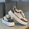 Spring new low-top thick baseplate shoes mesh breathable lace-up hot drill glossy casual ok