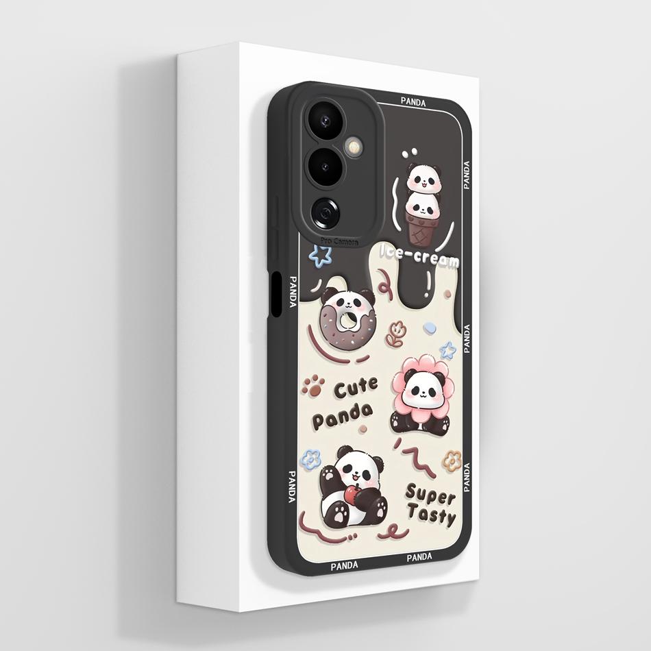 For Tecno Pova 4 5 Pro Phone Case Funny Animals Soft Smooth Liquid Silicone High Quality Cover For Tecno Pova5 Shockproof Shell