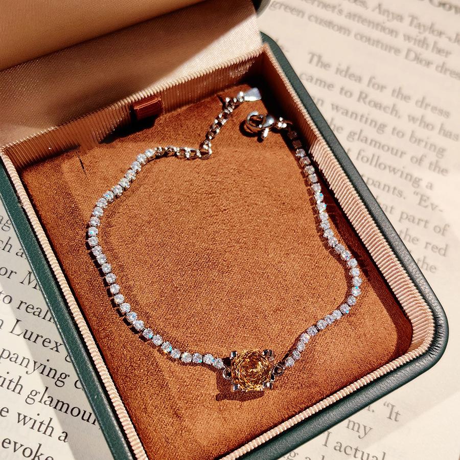 Classic Bull Head Star Anise Rose Cut Paraiba Pendant Necklace Colorful Diamond Stud Earrings Pink Diamond Ring Sea Blue Bracelet