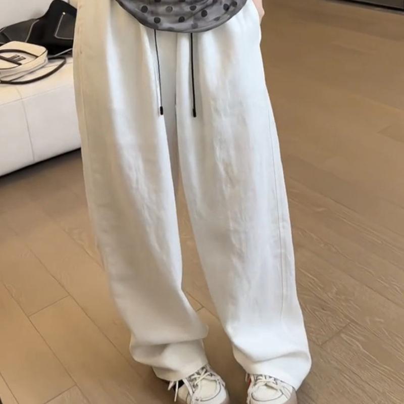 Summer & Autumn Wide-Leg Carrot Pants for Women Casual Slim-Fit Plus Size Lantern-Leg Long Trousers