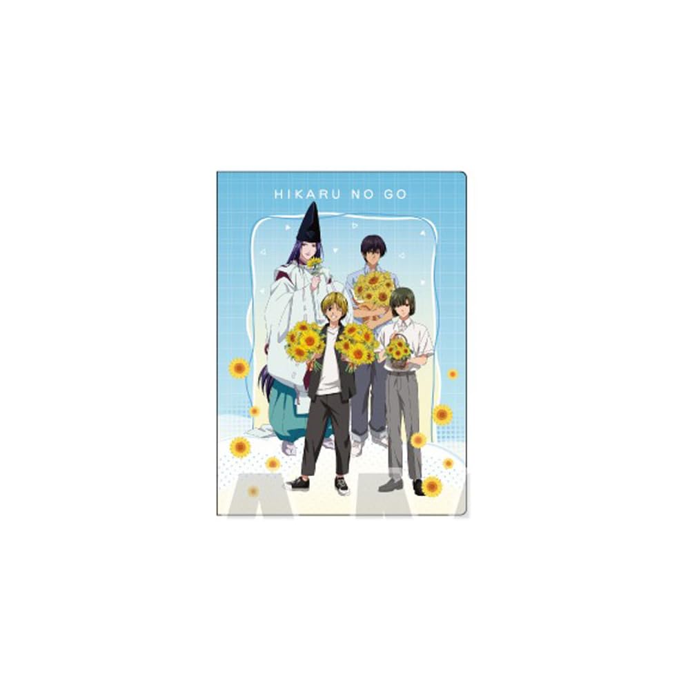 Хикару на Го 07 Групповой дизайн Версия подсолнух. [Оригинальная иллюстрация] Премиальный держатель для открыток
