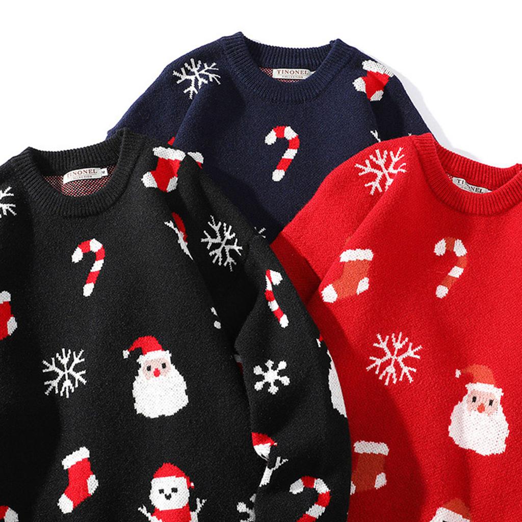 Fashion Leisure Long Sleeve Slim Fit Knitted Sweater Pullover Sweater