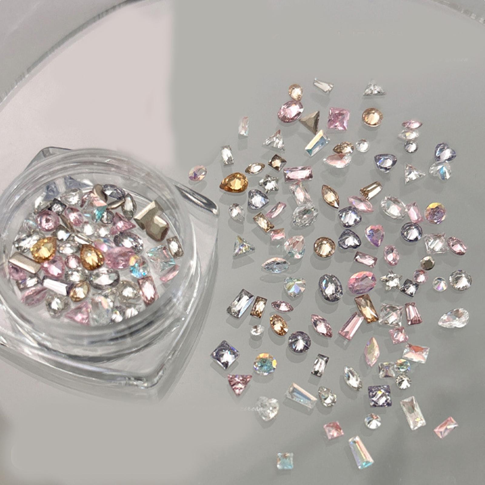 

50 шт. роскошные циркониевые подвески для ногтей стразы для украшения ногтей ювелирные изделия своими руками роскошные подвески для украшения ногтей часть A
