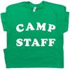 Camp Staff T Shirt Retro Camping Shirt Funny Summer Camp Shirt for Men Women Guys Kids Counselor Vintage Cool Camping Theme Graphic Tee