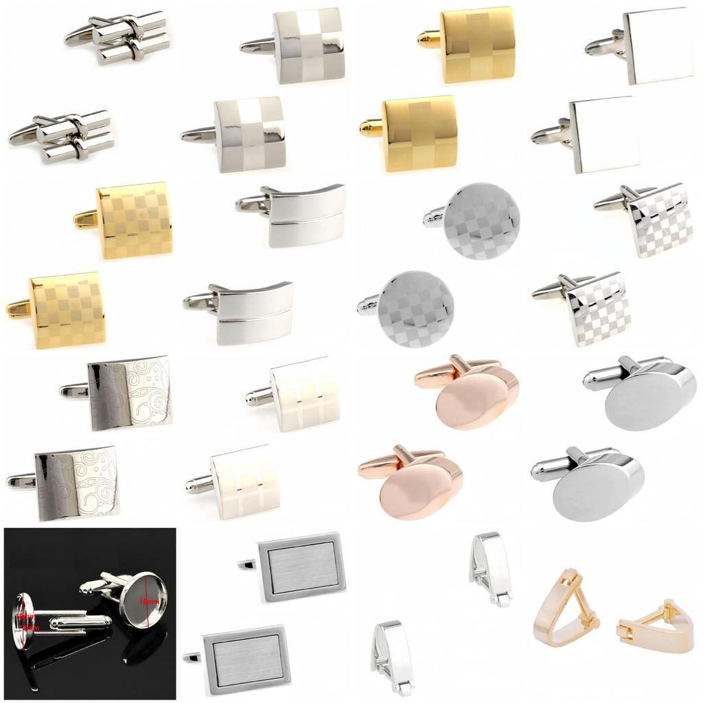 V-förmige Metallmanschettenknöpfe mit lasergraviertem Logo und gebürsteter Oberfläche