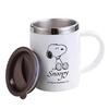 Snoopy 304 Stainless Keeps Hot or Perfect for Kitchen and Perfect As a Gift Mug, Steel, Heat-Resistant, Cold, Dishware, Stylish, Cute, Simple, (White)