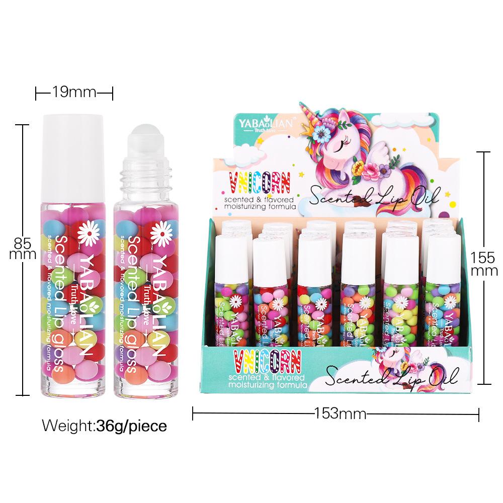 Macaron Lip Oil Base Makeup Moisturizing Hydrating Moisturizing Lip Oil Lipstick Beauty Color Changing Lip Gloss Lip Mask