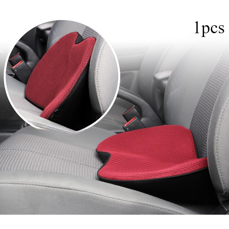 1pcs Memory Foam Car Seat Cushion Pad - Ergonomic Height Increase Driver Seat Mat Compact Orthopedic Cushion