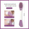 Dual-use Silicone Mask Brush Skin Friendly Massage Cleaning Brushes  Women's Skin Care