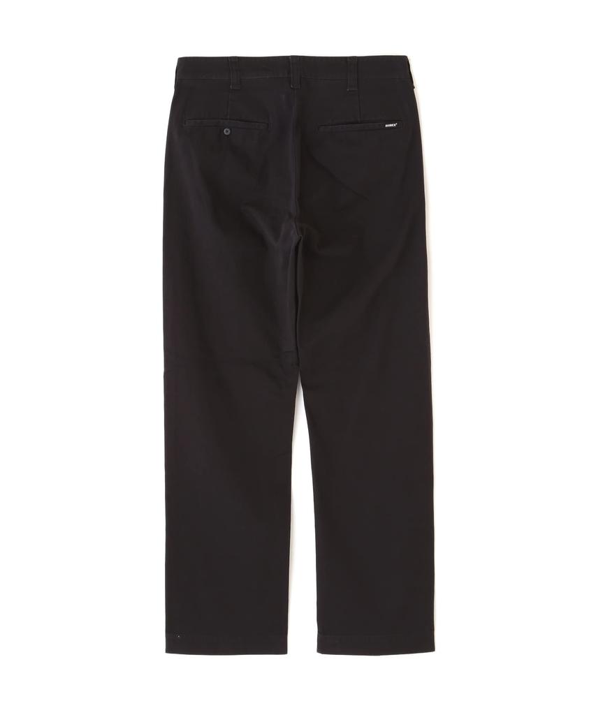 AVIREX BASIC OFFICER PANTS L 010 black