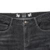 Qipai Men's Ripped Ankle-Length Skinny Jeans