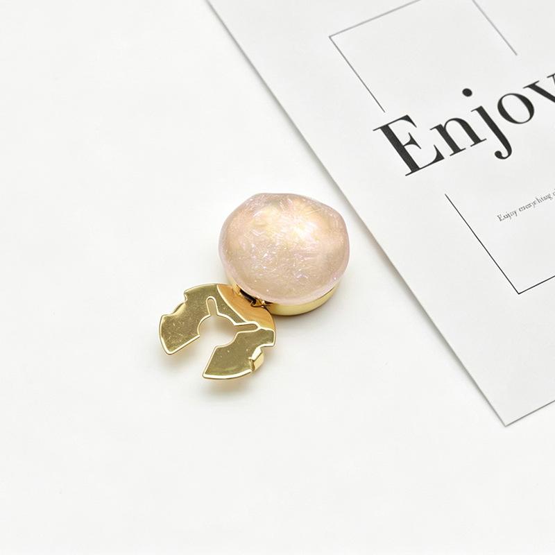 Iridescent Round Shirt Dress Cufflinks: Stylish and Simple Fashion Embellishments