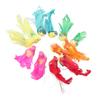 12Pcs Artificial Bird Decor Simulation Bird with Clip Decoration Ornament for Home Garden