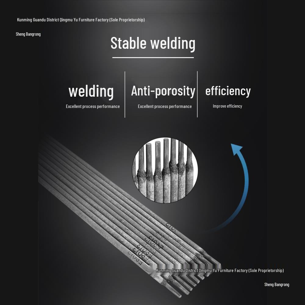 Huguang J422 Carbon Steel Welding Rods 2.5/3.2, Wear-Resistant A102 Stainless Steel Welding Material for Household Use