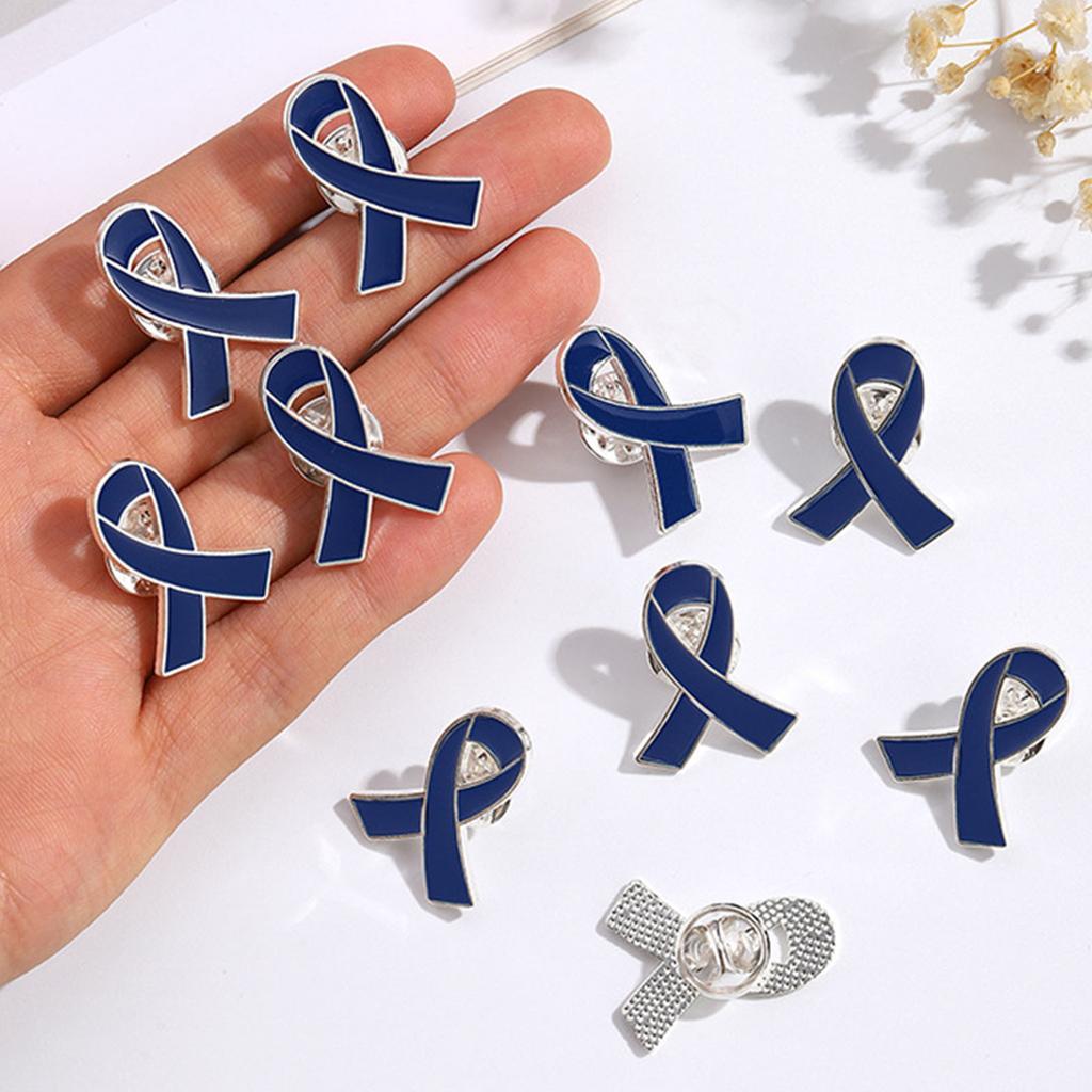 20Pcs Versatile Ribbon Brooch Pins for Fundraising Event Stylish Volunteer Jewelry Gift Safety Corsage Pins