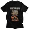 Vintage Dehydrated Wolf Rider T Shirt for Men 100 Cotton Tshirts Casual Sumer Style Short Sleeve Tee Shirt Clothing